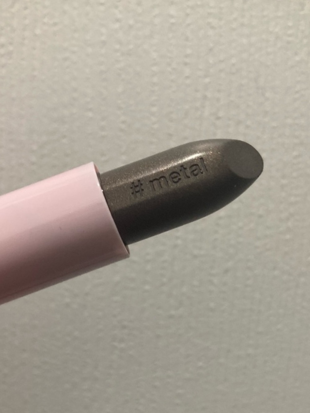 Sephora Lip Stories Metallic Gray Lipstick in Backstage